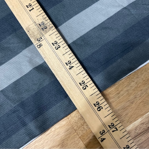 Ironman Triathlon Performance Shirt Womans Vneck Short Sleeve Striped Size XL - Picture 5 of 7